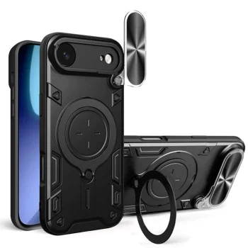 Калъф за iPhone 17 Air - Techsuit - CamGuard Pro - Черен
