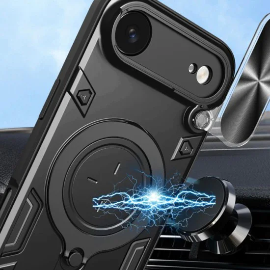 Калъф за iPhone 17 Air - Techsuit - CamGuard Pro - Черен
