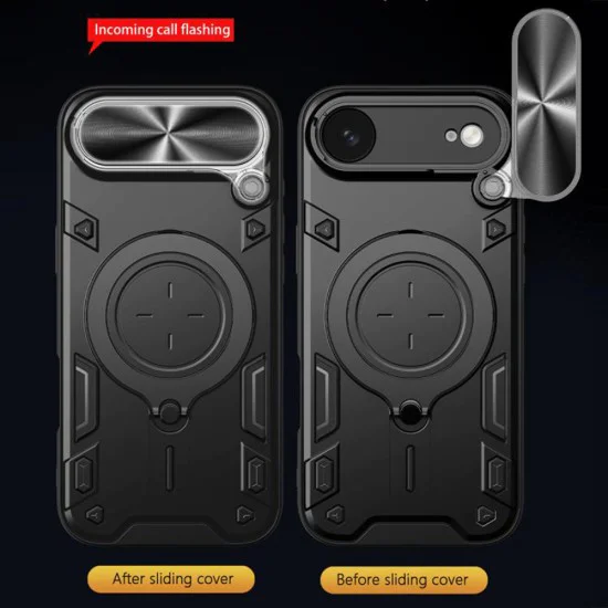 Калъф за iPhone 17 Air - Techsuit - CamGuard Pro - Червен