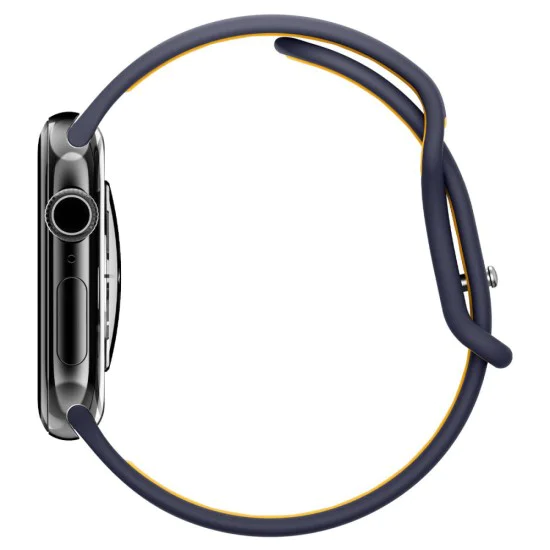 Каишка за Apple Watch 1/2/3/4/5/6/7/8/9/10/SE/SE 2/Ultra/Ultra 2 (42/44/45/46/49mm) - Spigen - Nano Pop - Син