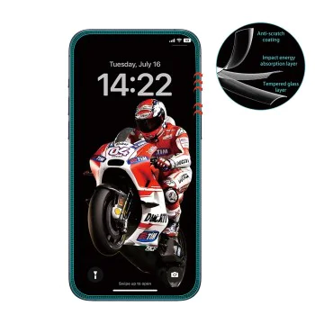 Протектор за пукнат 5X подсилен протектор за екран - ANANK - 3D Anti - iPhone 17