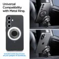 Spigen - Държач за кола (MFT13) - MagSafe, за табло, вентилационен отвор, 360° въртене, магнитен захват, универсален, регулируем - сребрист