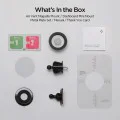 Spigen - Държач за кола (MFT13) - MagSafe, за табло, вентилационен отвор, 360° въртене, магнитен захват, универсален, регулируем - сребрист