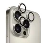 Протектор - Камера за iPhone 16 Pro / iPhone 16 Pro Max - ANANK - AR предпазител за обектив - естествен титан