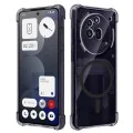 Калъф за Nothing Phone (3a) Pro - Techsuit - Удароустойчив Clear Silicone MagSafe - Опушено Черен