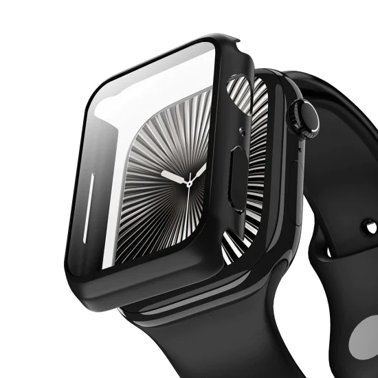 Протектор за Apple Watch 7 45mm - ANANK - Предпазител за екрана - Черен