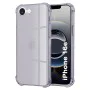Калъф за iPhone 16e - Techsuit - Удароустойчив Clear Silicone - Опушено Черен