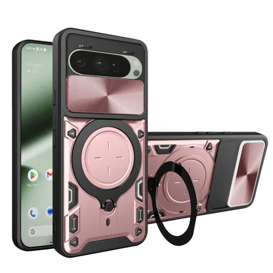 Калъф за Google Pixel 10 / 10 Pro - Techsuit - CamGuard Pro - Розово Злато - Златист