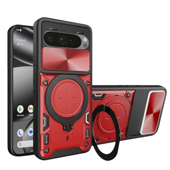 Калъф за Google Pixel 10 Pro XL - Techsuit - CamGuard Pro - Червен