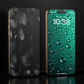 Протектор за iPhone 16 Pro - ANANK - 3D Invisible 3X Reinforced Edge to Edge - Черен