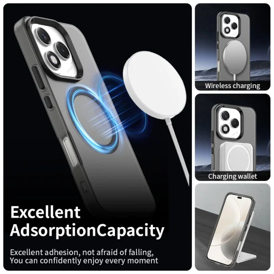 Калъф за Honor 400 Lite - CandyCase MagSafe - Черен