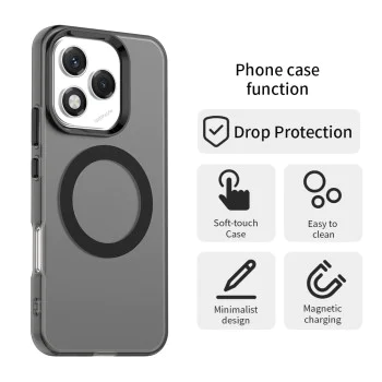 Калъф за Honor 400 Lite - CandyCase MagSafe - Черен