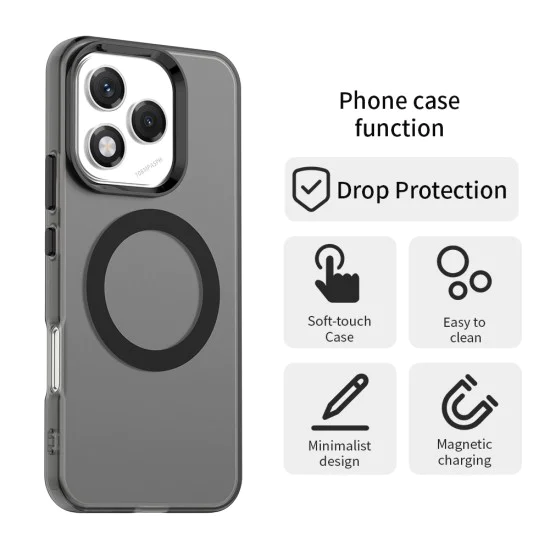 Калъф за Honor 400 Lite - CandyCase MagSafe - Черен