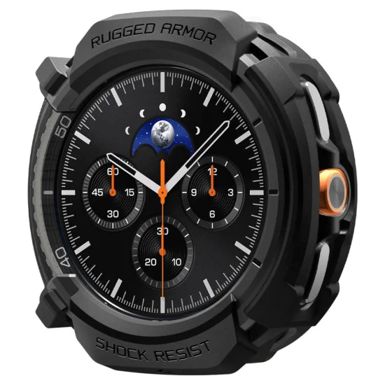 Каишка за Samsung Galaxy Watch8 Classic - Rugged Armor - Черен