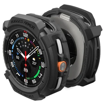 Каишка за Samsung Galaxy Watch8 Classic - Rugged Armor - Черен