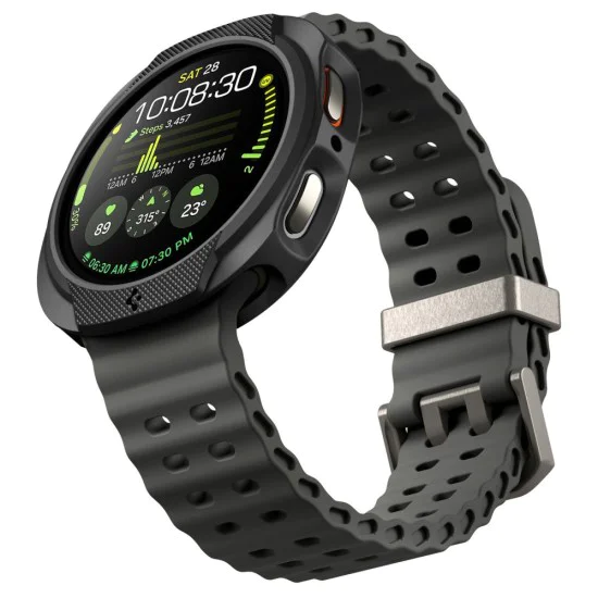 Каишка за Samsung Galaxy Watch8 44mm - Liquid Air - Черен