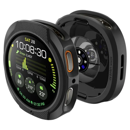 Каишка за Samsung Galaxy Watch8 44mm - Liquid Air - Черен