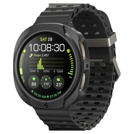 Каишка за Samsung Galaxy Watch8 44mm - Liquid Air - Черен