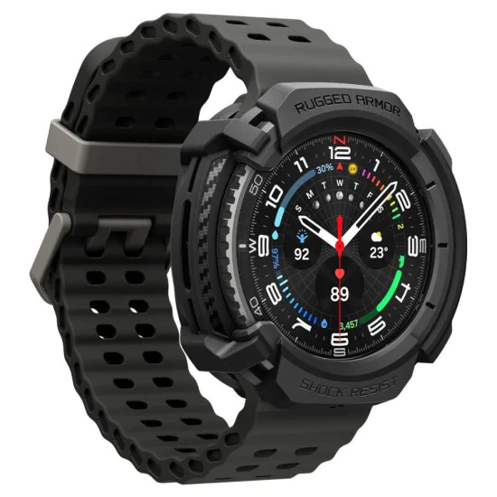 Каишка за Samsung Galaxy Watch8 Classic - Liquid Air - Черен