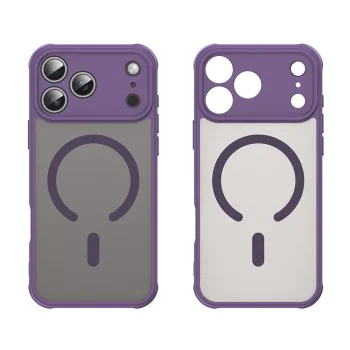 Калъф за iPhone 17 Pro Max - HaloFrost II MagSafe - Лилав