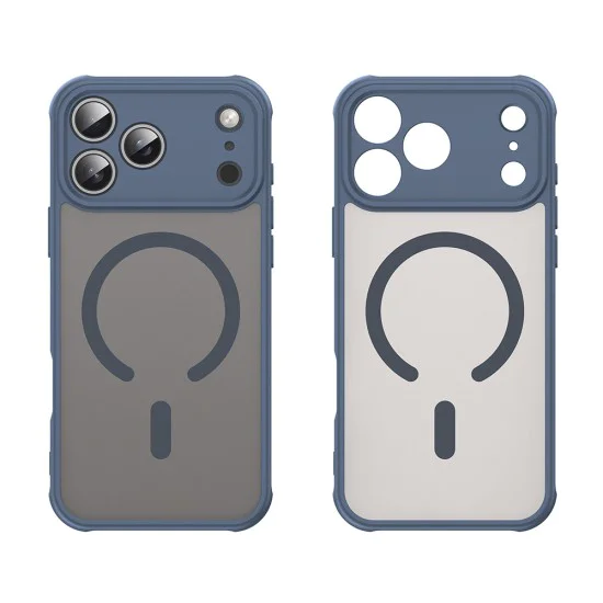 Калъф за iPhone 17 Pro - HaloFrost II MagSafe - Navy Blue