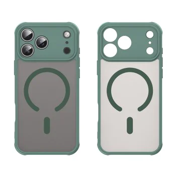 Калъф за iPhone 17 Pro - HaloFrost II MagSafe - Зелен