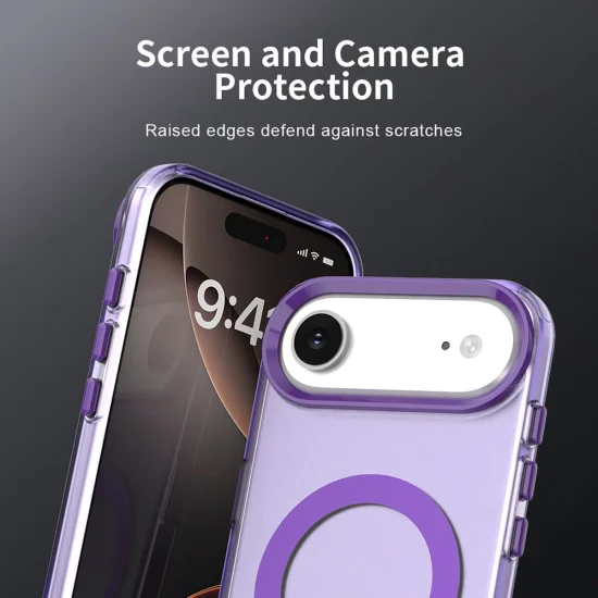 Калъф за iPhone 17 Air - CandyCase MagSafe - Лилав