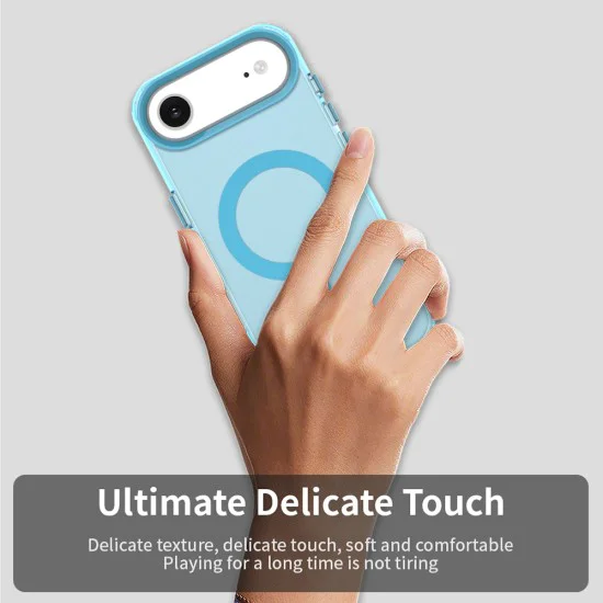 Калъф за iPhone 17 Air - CandyCase MagSafe - син