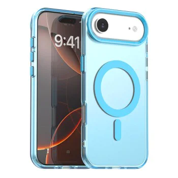 Калъф за iPhone 17 Air - CandyCase MagSafe - син