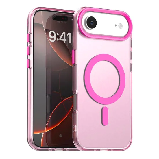 Калъф за iPhone 17 Air - CandyCase MagSafe - Розов