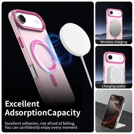 Калъф за iPhone 17 Air - CandyCase MagSafe - Розов