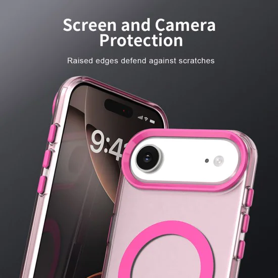Калъф за iPhone 17 Air - CandyCase MagSafe - Розов