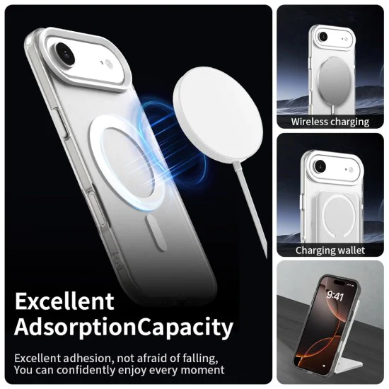 Калъф за iPhone 17 Air - CandyCase MagSafe - Бял
