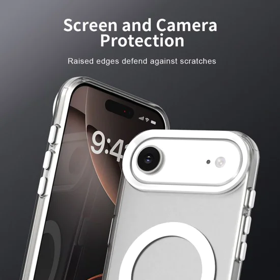 Калъф за iPhone 17 Air - CandyCase MagSafe - Бял