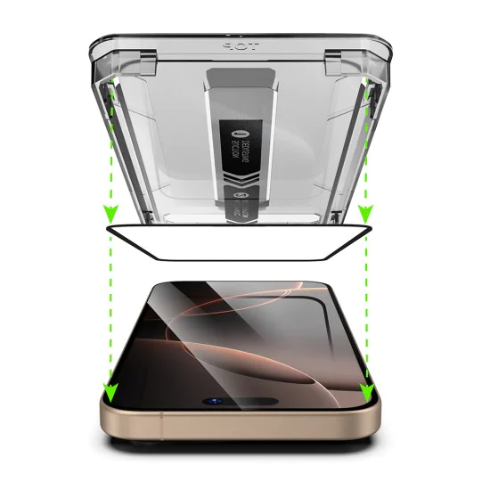 Протектор за iPhone 14 Pro - Techsuit - TitanGlass FullCover (2 броя) - Privacy