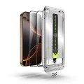 Протектор за iPhone 15 Pro - Techsuit - TitanGlass FullCover (2 броя) - Черен