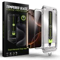 Протектор за iPhone 15 / iPhone 16 - Techsuit - TitanGlass FullCover - Черен