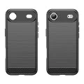 Калъф за iPhone 17 Air - Techsuit - Carbon Silicone - Черен