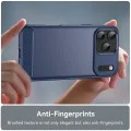 Калъф за iPhone 17 Pro - Techsuit - Carbon Silicone - Син