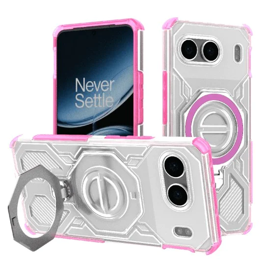 Калъф за OnePlus Nord 4 - Carbon Shield PRO - Pink Transparent