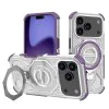 Калъф за iPhone 17 Pro - Carbon Shield PRO - Лилав прозрачен