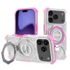 Калъф за iPhone 17 Pro - Carbon Shield PRO - Розов прозрачен