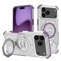 Калъф за iPhone 17 Pro Max - Carbon Shield PRO - Лилав прозрачен