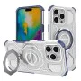 Калъф за iPhone 16 Pro Max - Carbon Shield PRO - син прозрачен