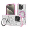 Калъф за iPhone 15 Pro Max - Carbon Shield PRO - Pink Transparent