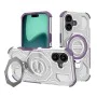 Калъф за iPhone 16 - Carbon Shield PRO - Лилав прозрачен