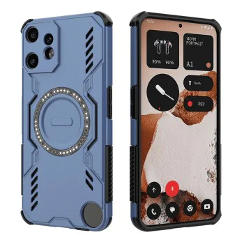 Калъф за нищо CMF Phone 2 Pro - ArmorMag Case - син