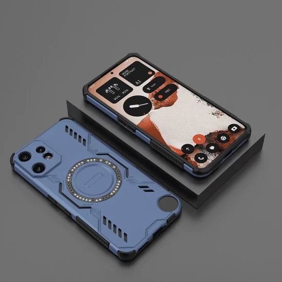 Калъф за нищо CMF Phone 2 Pro - ArmorMag Case - син