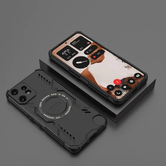 Калъф за нищо CMF Phone 2 Pro - ArmorMag Case - черен