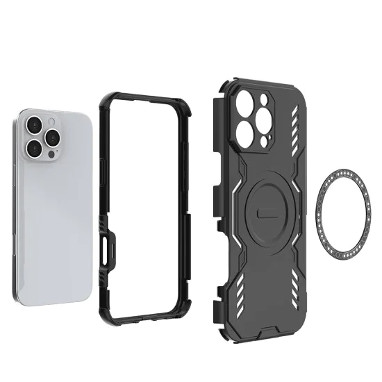 Калъф за iPhone 16 Pro Max - ArmorMag Case - черен